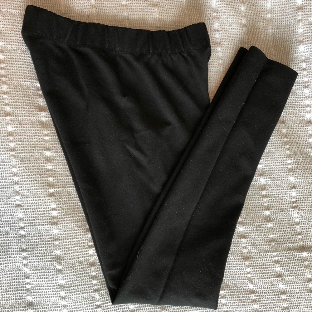 ANN TAYLOR LOFT BLACK LEGGINGS